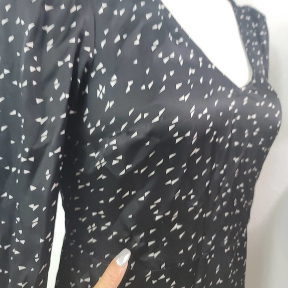 VELVET BY GRAHAM & SPENCER RACHEL SATIN TUNIC DRESS sz XS - Picture 14 of 16